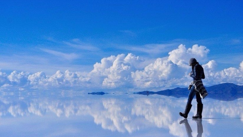 Salar De Uyuni en Bolivia.