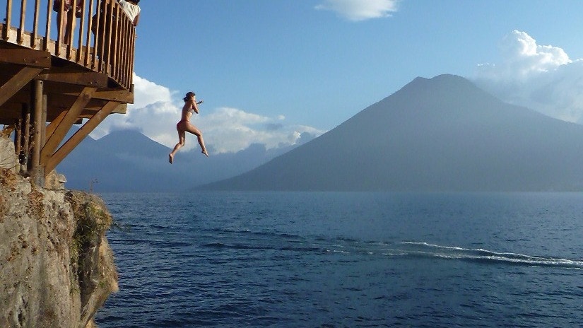 Lago de Atitlán en Guatemala
