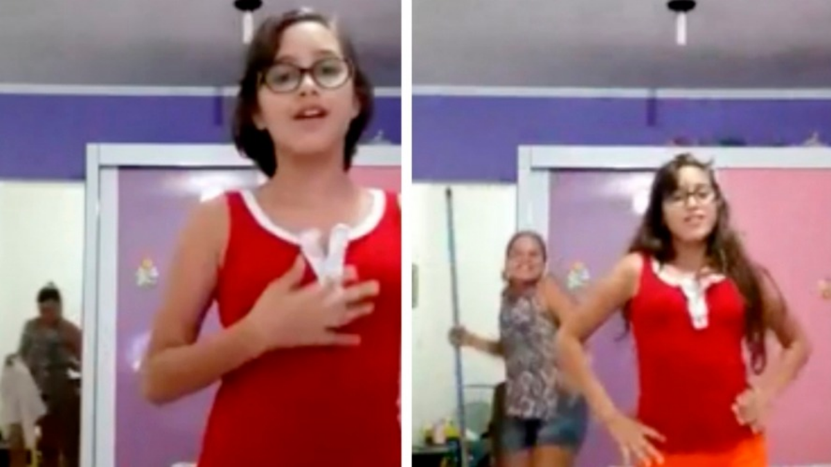 Facebook: Madre ampaya a su hija bailando en video y su reacción se vuelve viral