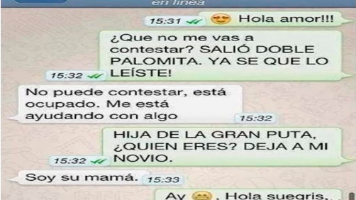 10 conversaciones de parejas celosas en WhatsApp que no pararás de reir