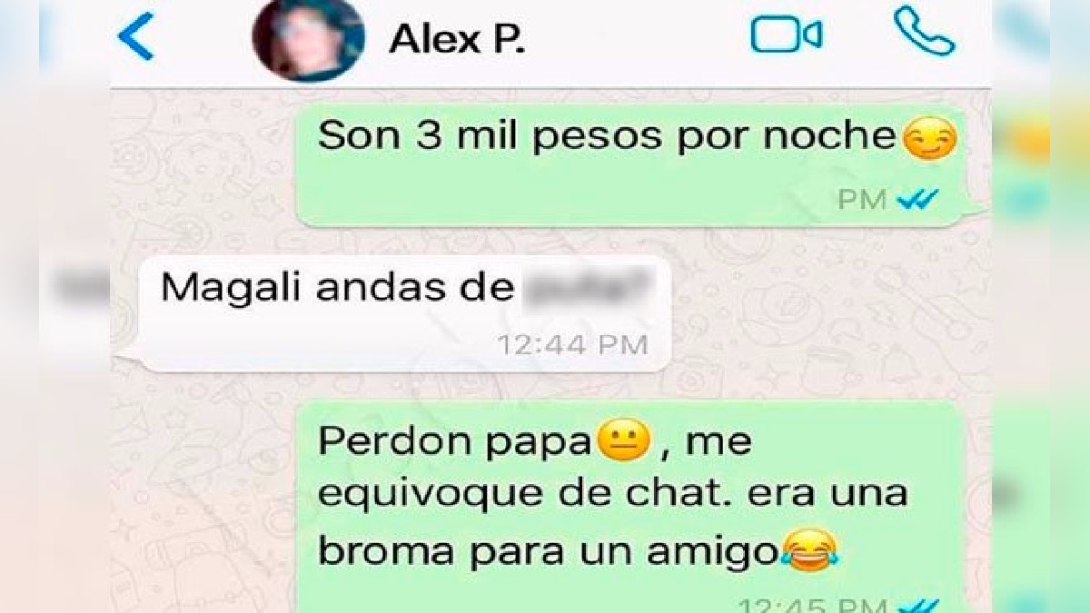 WhatsApp: Sin querer descubre el trabajo de su hija y ella le responde de esta manera
