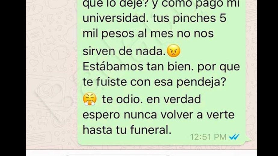 WhatsApp: Sin querer descubre el trabajo de su hija y ella le responde de esta manera