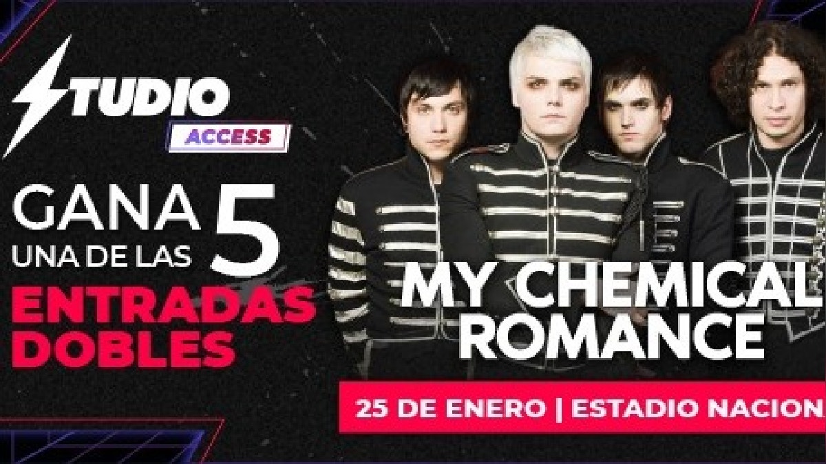 Studio Access: ¡Gana entradas dobles para ver a My Chemical Romance!