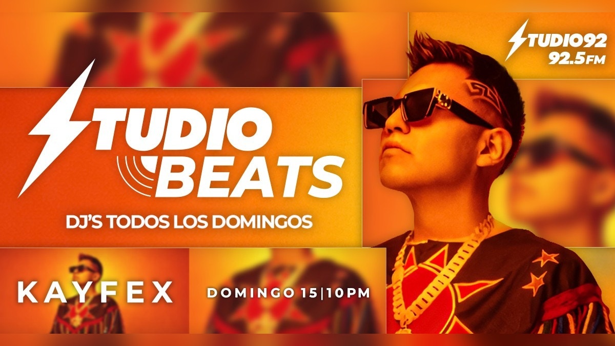 Studio Beats: El Dj Kayfex sube la intensidad del domingo con beats electrizantes