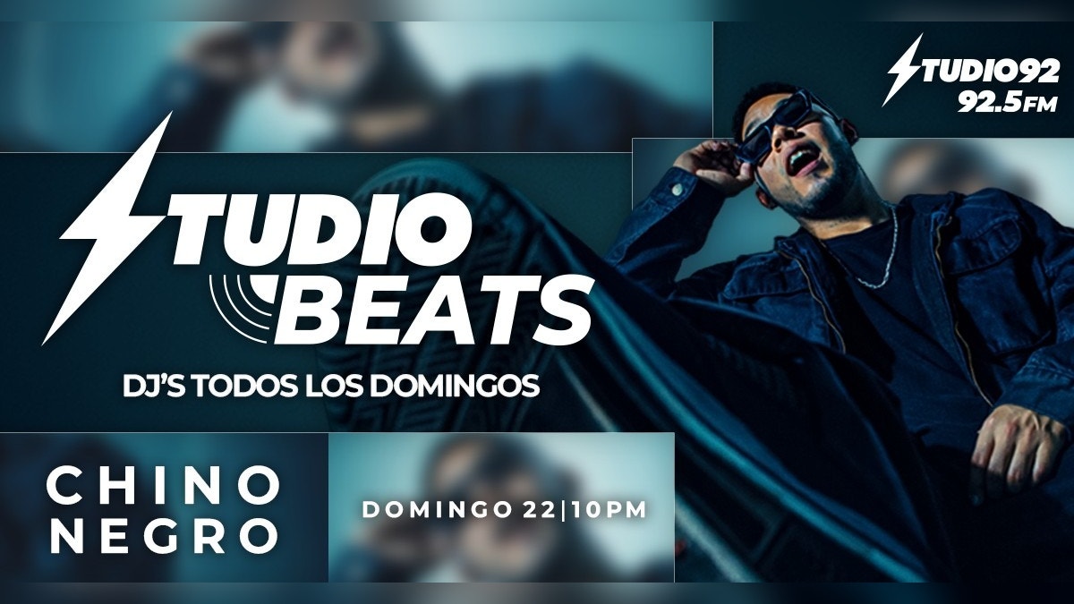Studio Beats: Chino Negro se adueña del domingo con beats que te atraparán