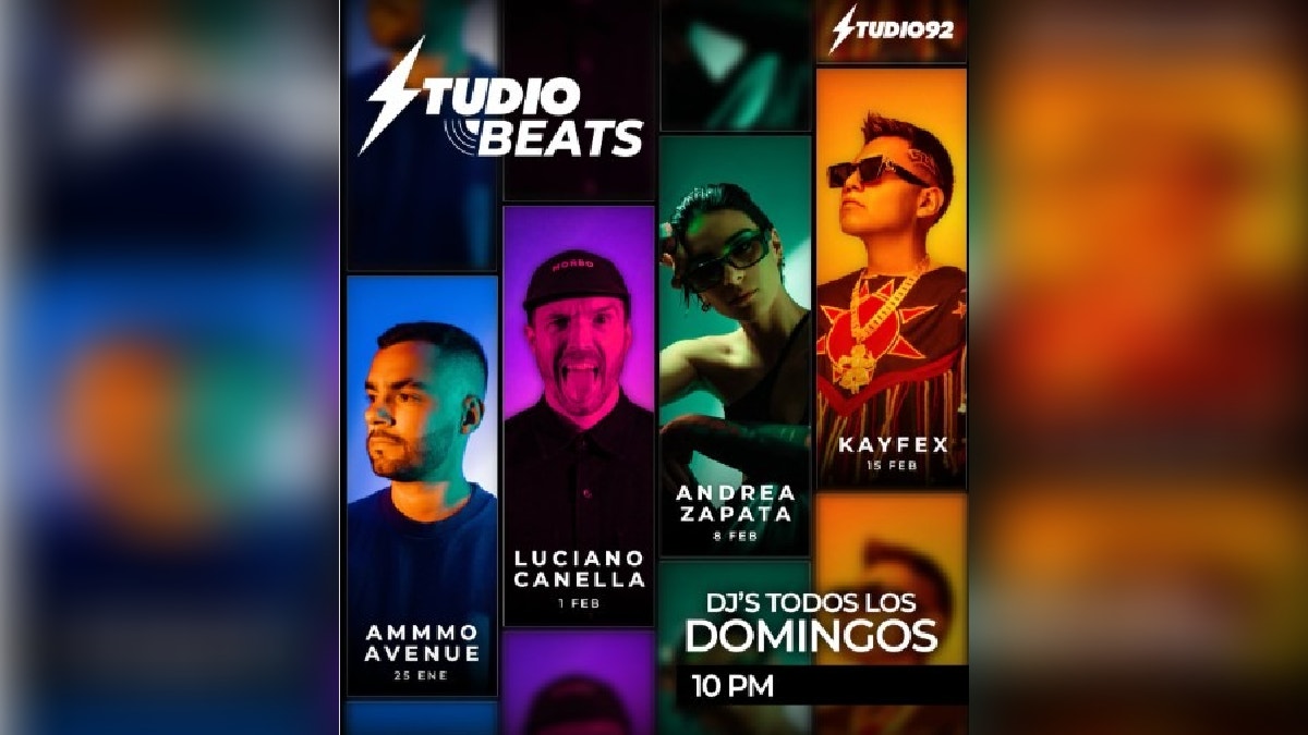Studio92 lanzó “Studio Beats”, el nuevo programa de DJs y música electrónica que conquistará tus domingos por la noche