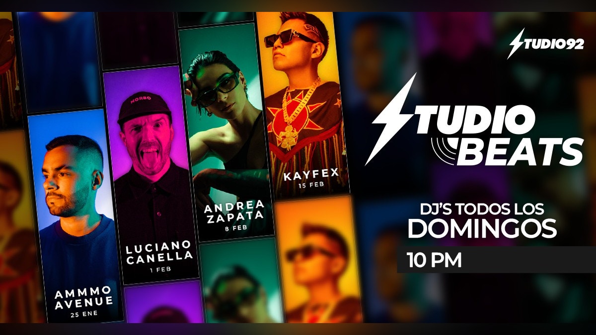 Studio92 lanzó “Studio Beats”, el nuevo programa de DJs y música electrónica que conquistará tus domingos por la noche