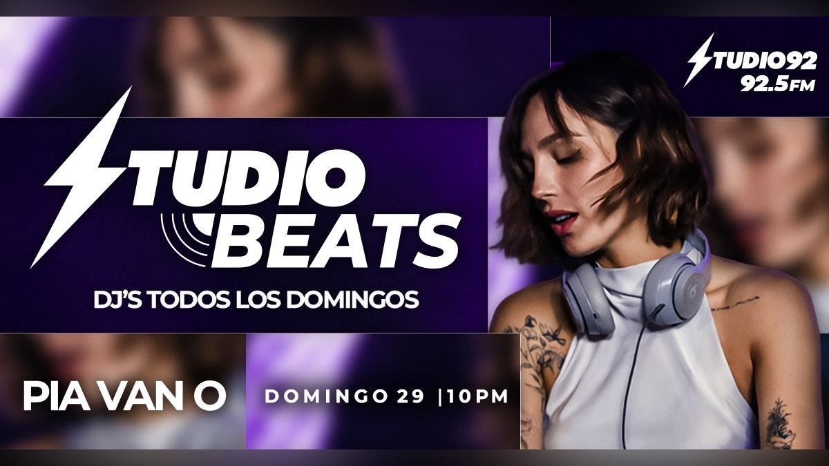Studio Beats: Pia Van O llega con su potente beat para conquistar el domingo