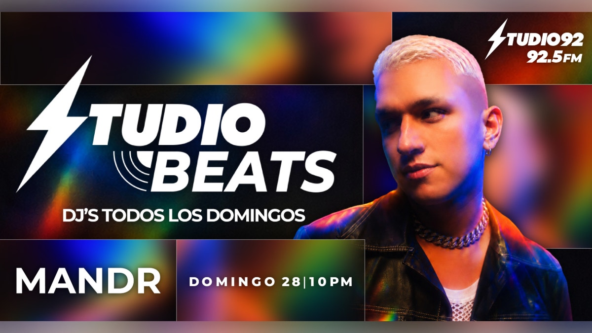 Studio Beats: Mandr llega con una sesión cargada de beats de electrónica, pop y reggaetón 