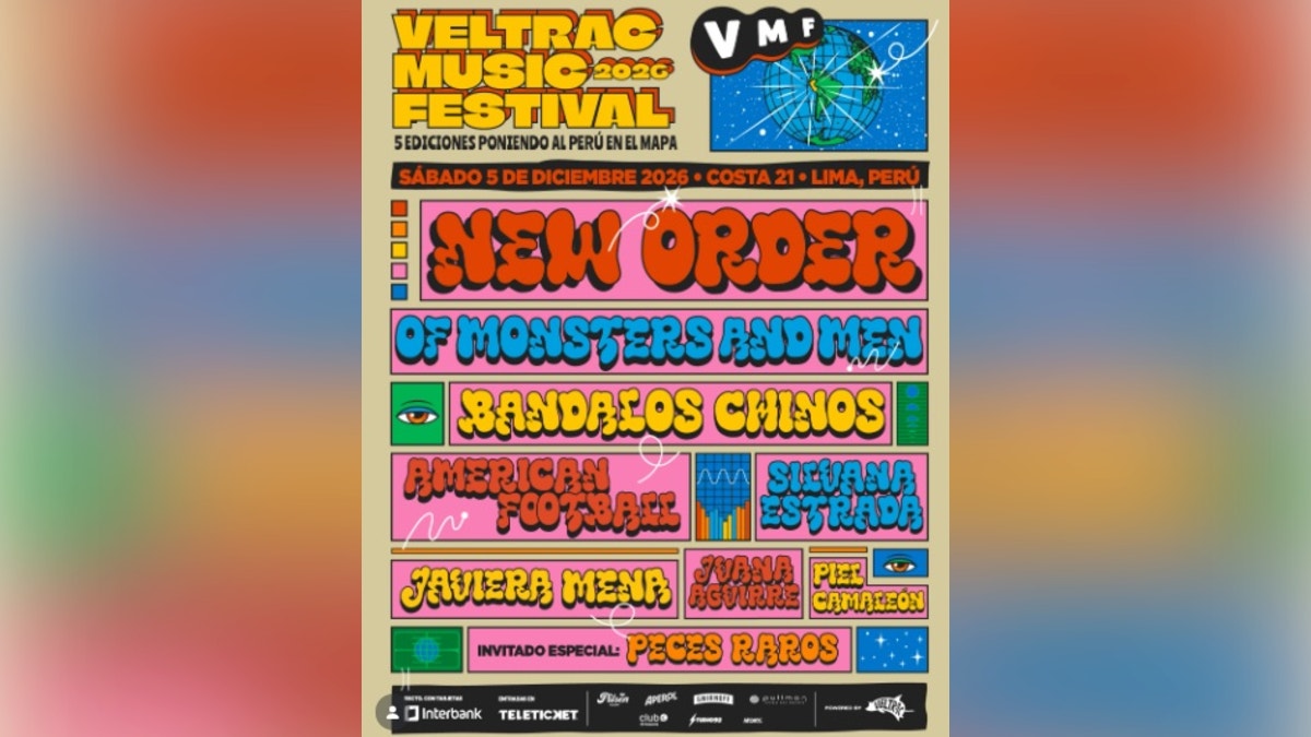 VMF 2026: New Order, Of Monsters and Men, Bandalos Chinos y American Football estarán en la quinta edición