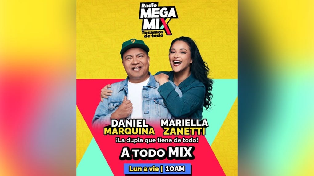 Radio MegaMix estrena el YouTube de A Todo Mix con Mariella Zanetti y Daniel Marquina
