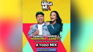 Radio MegaMix estrena “A Todo Mix” en YouTube: Mariella Zanetti y Daniel Marquina te acompañarán en las mañanas