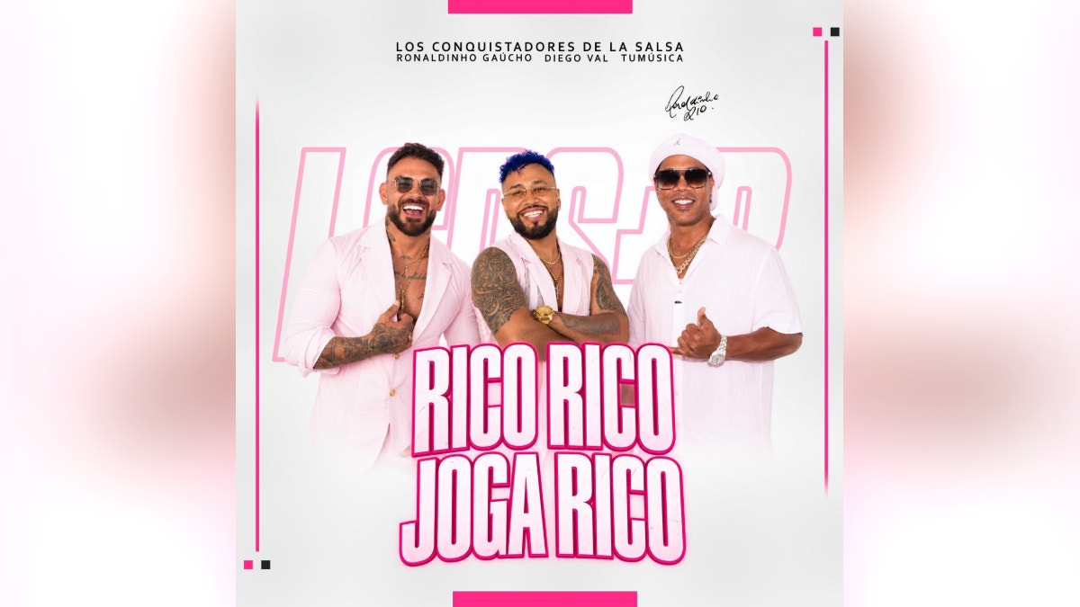Diego Val, Ronaldinho Gaúcho y Los Conquistadores De La Salsa unen sus talentos en “Rico Rico Joga Rico”