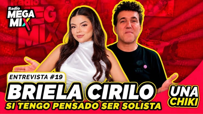 Briela Cirilo llegó a Radio Megamix y reveló sus planes musicales