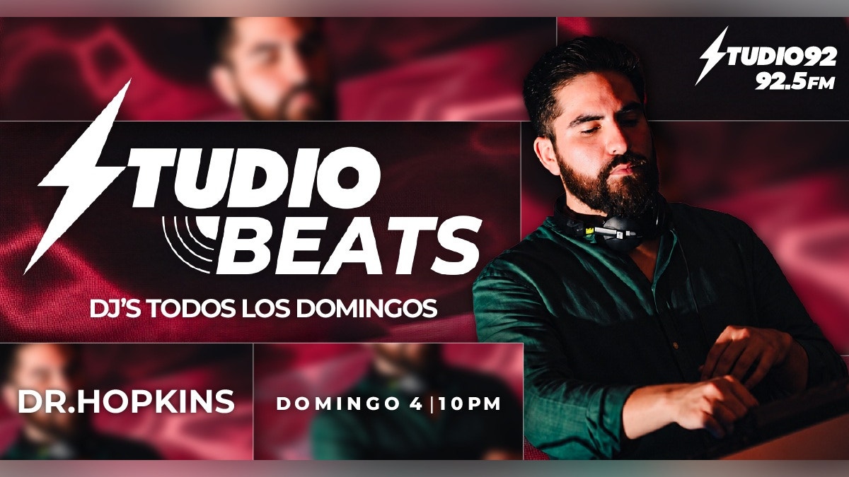 Studio Beats: Dr. Hopkins llega a Studio92 con una sesión que conquistará a todos