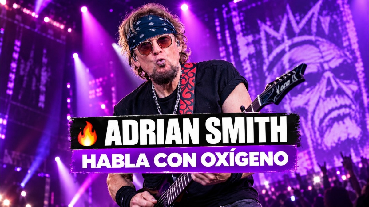Adrian Smith de Iron Maiden: “Es increíble ver a gente tan joven escuchando nuestra música”