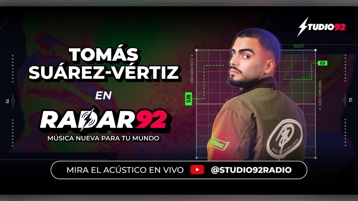 Radar 92: Tomás Suárez-Vértiz llega al programa de Studio92 que impulsa a artistas emergentes