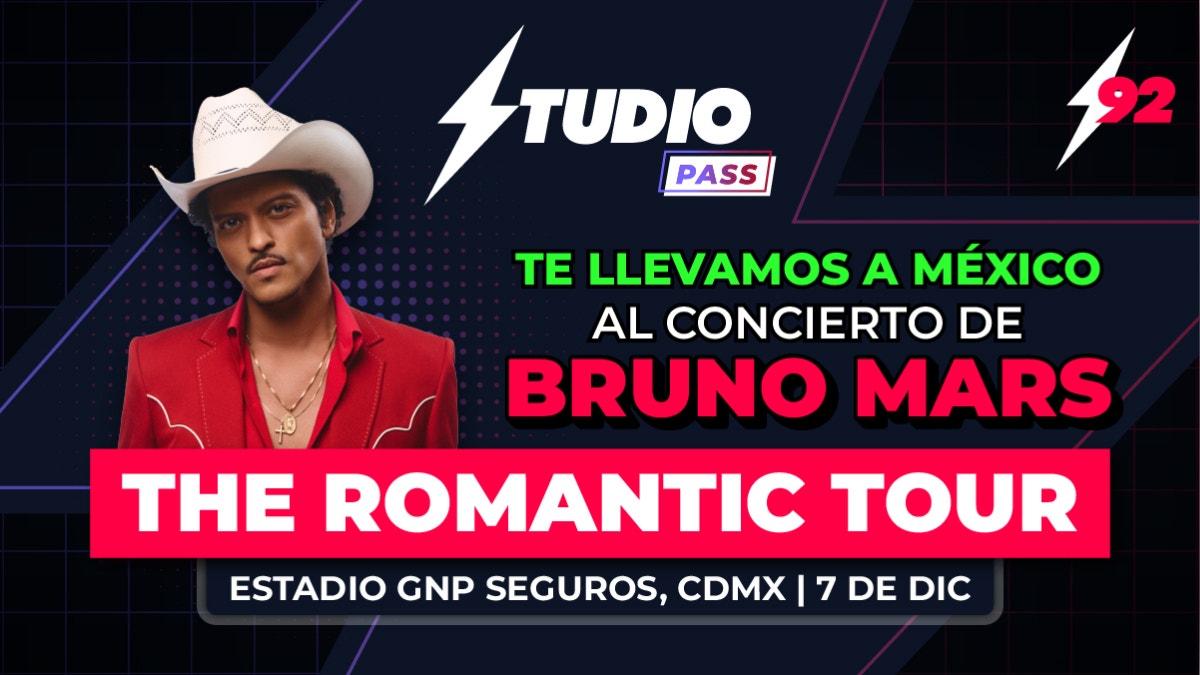 Studio Pass: Studio92 te lleva al concierto de Bruno Mars en Mexico