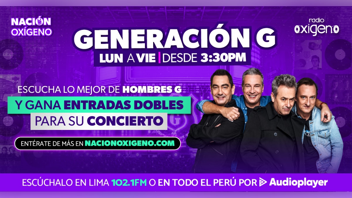 Términos y condiciones de la campaña denominada “Nación Oxígeno: Hombres G”