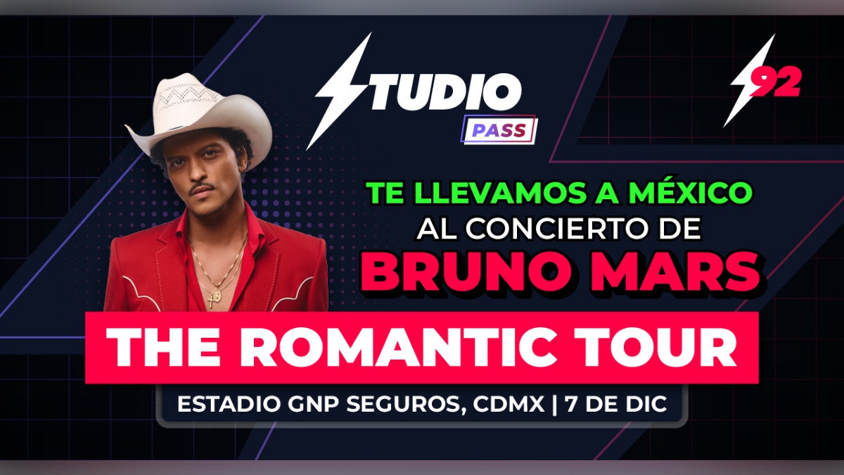 Studio Pass: Studio92 te lleva al concierto de Bruno Mars en México