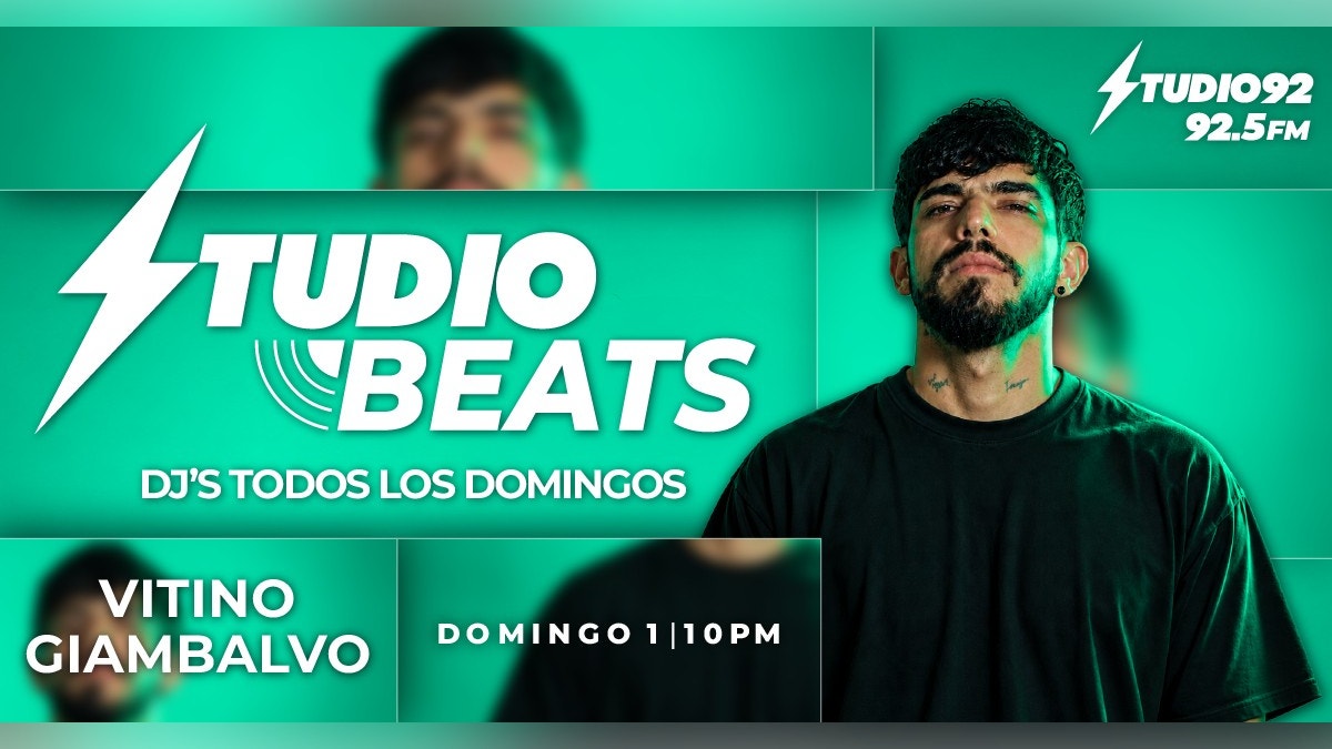 Studio Beats: Vitino Giambalvo eleva la energía con una sesión llena de beats